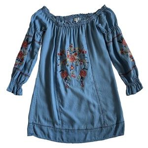 Socialite chambray dress // Size: M